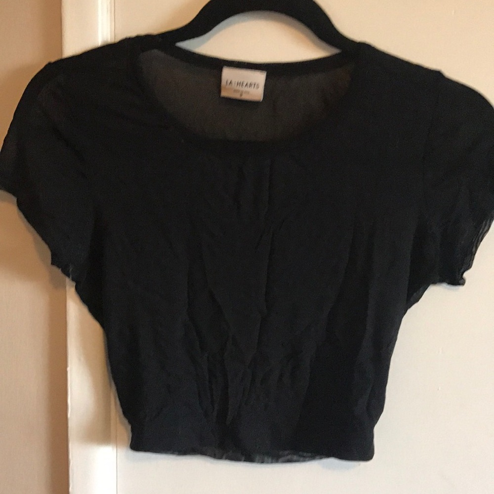 Mesh crop top